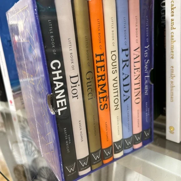 Yves Saint Laurent CHANEL PRADA GUCCI Hermes Dior Valentino LV Designer Book Set - Picture 2 of 5
